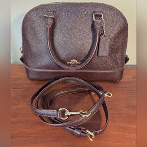 Coach Mini Sierra Satchel in Oxblood